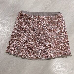 Peek kids sequin pull on skirt